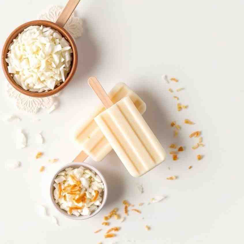 Creamy Coconut Popsicle Recipe - Easy Recipe